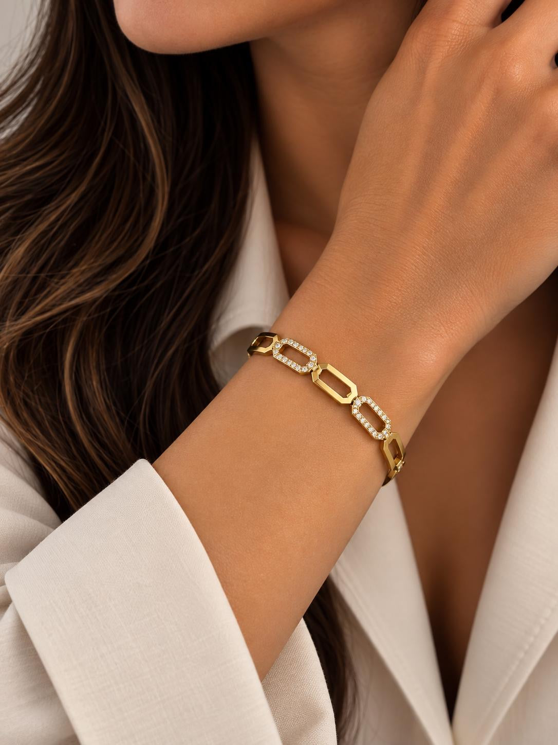 Bracelet  Maillon Gold