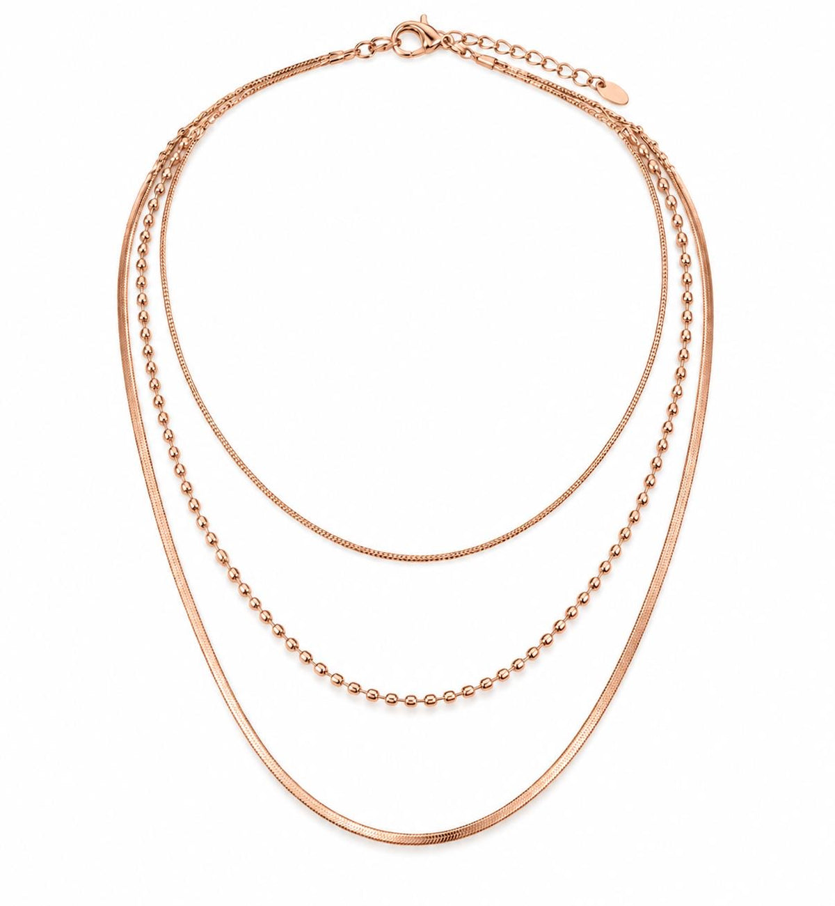 Collier triple Trinity Gold
