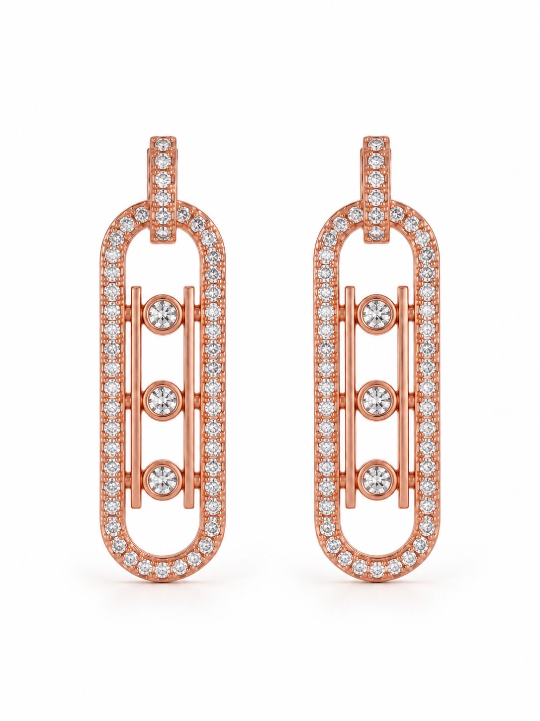 Boucles Naya Gold Boucles Rose Gold Naya