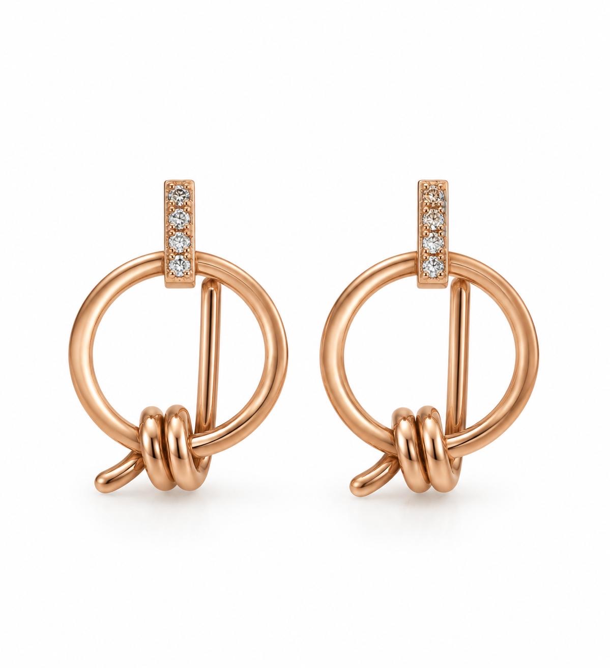 Boucles Rose Gold Gaïa