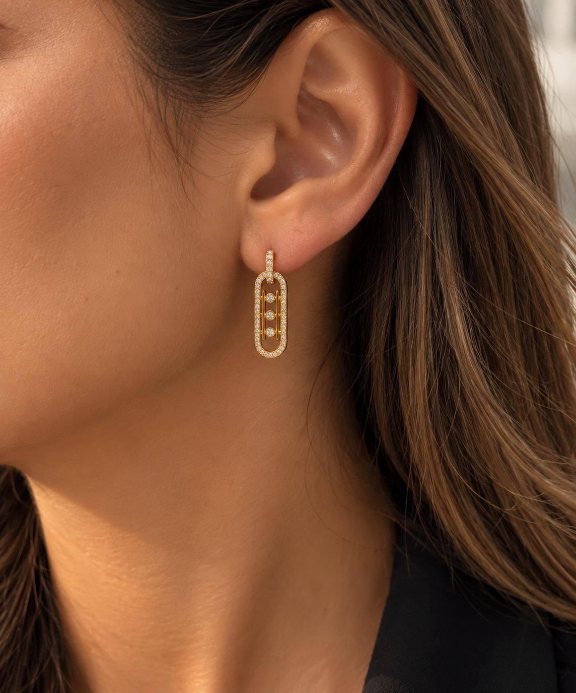 Boucles Naya Gold Boucles Rose Gold Naya