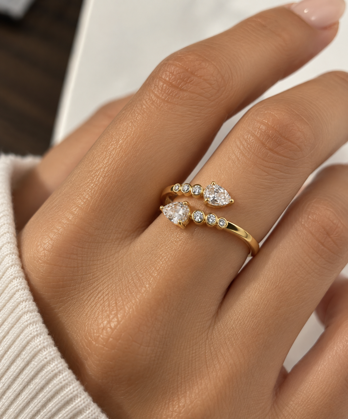 Bague ajustabble - DAPHNE