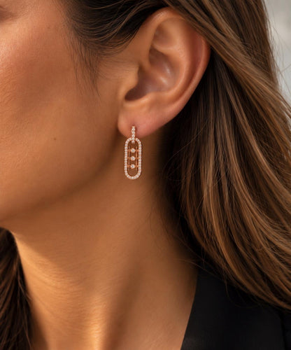 Boucles Naya Gold Boucles Rose Gold Naya