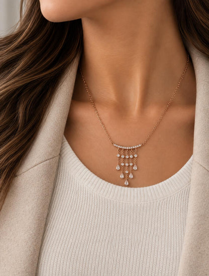 Collier rose gold Shéhérazade