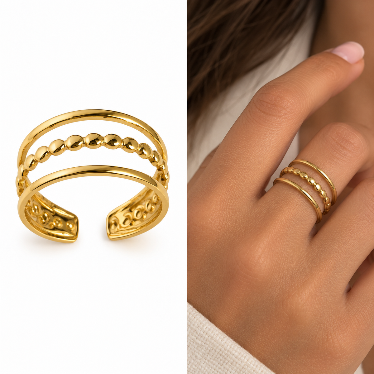 Bague ajustabble - LOU